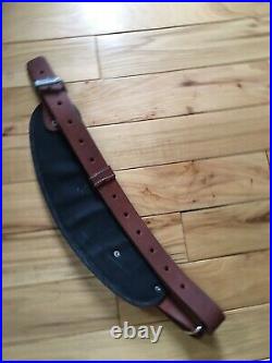 Champion's Choice, Inc. Brown Leather Rifle Elbow Cuff With Sling-euc-padded