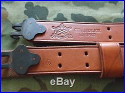Chandler Sniper Leather Rifle Sling in great shape! 72 Iron Brigade Armory