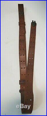Chicago Belt Company Orignal Model 1903 Leather Rifle Sling 1918 Dated