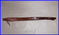 Cobra Leather Gun Sling One Piece Premium Quality Rare Fantastic Condition Read