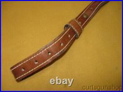 Cobra Style 1 Inch Brown Leather Rifle Sling