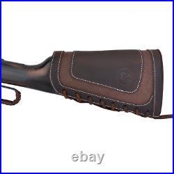 Combo of Rifle Buttstock Holder. 308.45/70.44 410GA with Gun Sling in Coffee Combo of Rifle Buttstock Holder. 308.45/70.44 410GA with Gun Sling in Coffee