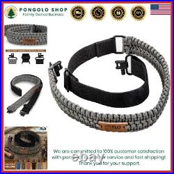 Comfortable Over Shoulder Tactical Sling 44 Inch Adjustable Paracord Strap