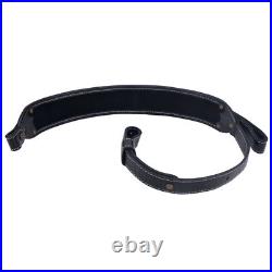 Cow Leather Ammo Cartridge Shell Holder Rifle Sling Strap Crazy Horse Black