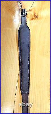 Custom Deer leather hand made rifle/shotgun sling, padded, made in the U. S. A