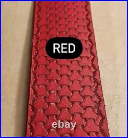 Custom Leather Rifle Sling With Swivels Custom Gun Slings Rifle Straps