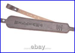 Custom Leather Rifle Sling three colors to choose from and personalization