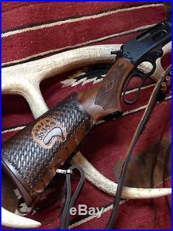Custom Leather Stock Wrap And Sling Combo For Marlin 1895 45-70