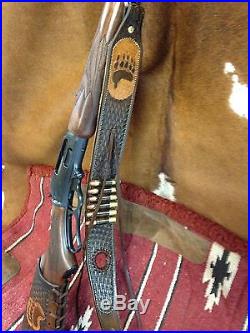 Custom Leather Stock Wrap And Sling Combo For Marlin 1895 45-70