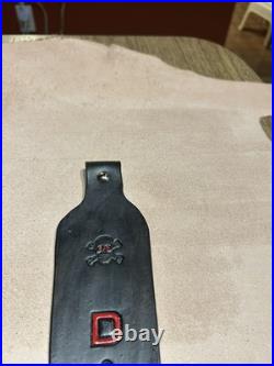 DEATH # 1 Custom Leather Rifle Sling Hand Tooled and Handmade in the USA