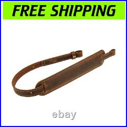 Durable Amish-Made Leather Rifle Sling with Padded Comfort Crazy Horse Style Durable Amish-Made Leather Rifle Sling with Padded Comfort Crazy Horse Style