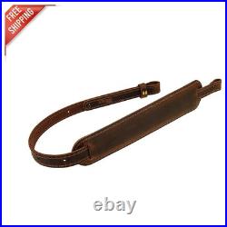 Durable Buffalo Leather Rifle Sling with Non-Slip Support Stylish & Functional