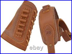 Ergonomic Leather Buttstock with Adjustable Rifle Sling for. 30-30 & Beyond Ergonomic Leather Buttstock with Adjustable Rifle Sling for. 30-30 & Beyond
