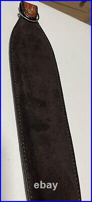 Exclusive Handcrafted Leather Rifle/Shotgun Sling Made In USA, Adjustable