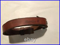 Factory Marlin Leather Rifle Carry Strap