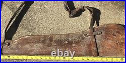 Fine Antique Hand Tooled Leather Horse Saddle Rifle Scabbard Sling Holster