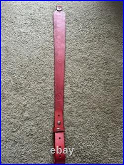 GUN GIRL # 2 Custom Leather Rifle Sling Hand Tooled And Made in the USA