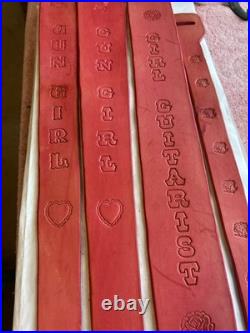 GUN GIRL # 2 Custom Leather Rifle Sling Hand Tooled And Made in the USA