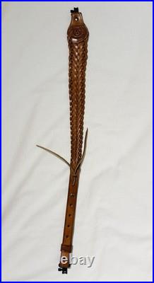 Galco RS7 Rifle Sling Braided Cobra Rifle Sling Chestnut 9- Strand Mint