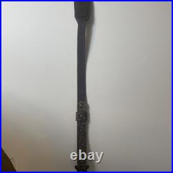 Genuine Axis Deer Hide & Leather Rifle Sling