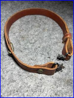 George Lawrence M1903 Springfield Brown Leather Rifle Sling #57 George Lawrence M1903 Springfield Brown Leather Rifle Sling #57