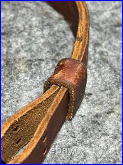 George Lawrence M1903 Springfield Brown Leather Rifle Sling #57 George Lawrence M1903 Springfield Brown Leather Rifle Sling #57