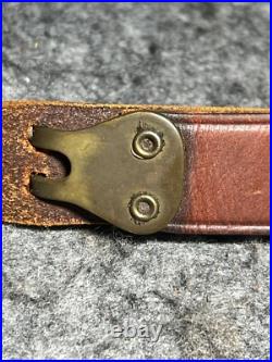 George Lawrence M1903 Springfield Brown Leather Rifle Sling #57 George Lawrence M1903 Springfield Brown Leather Rifle Sling #57
