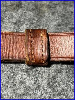 George Lawrence M1903 Springfield Brown Leather Rifle Sling #57 George Lawrence M1903 Springfield Brown Leather Rifle Sling #57