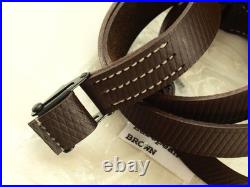 German K98k style side sling repro conditioned premium leather supple and usable German K98k style side sling repro conditioned premium leather supple and usable