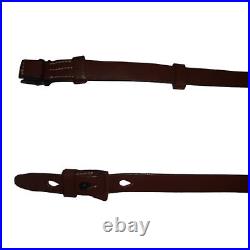 German Mauser K98 WWII Rifle Mid Brown Leather Sling x 10 UNITS K608
