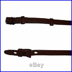 German Mauser K98 WWII Rifle Mid Brown Leather Sling x 10 UNITS N847