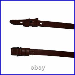 German Mauser K98 WWII Rifle Mid Brown Leather Sling x 10 UNITS Z182
