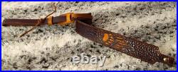 Gun sling for Rifle, Muzzleloader or Shotgun 100% Full grain leather handcrafted Gun sling for Rifle, Muzzleloader or Shotgun 100% Full grain leather handcrafted