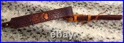 Gun sling for Rifle, Muzzleloader or Shotgun 100% Full grain leather handcrafted Gun sling for Rifle, Muzzleloader or Shotgun 100% Full grain leather handcrafted