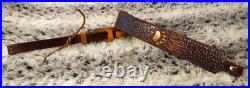 Gun sling for Rifle, Muzzleloader or Shotgun 100% Full grain leather handcrafted Gun sling for Rifle, Muzzleloader or Shotgun 100% Full grain leather handcrafted