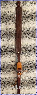 Gun sling for Rifle, Muzzleloader or Shotgun 100% Full grain leather handcrafted Gun sling for Rifle, Muzzleloader or Shotgun 100% Full grain leather handcrafted