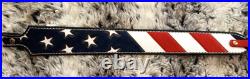 Gun sling for Rifle, Muzzleloader or Shotgun 100% Full grain leather handcrafted