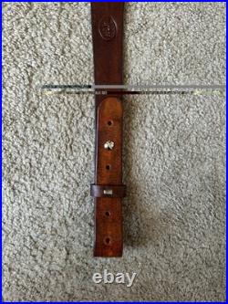 HENRY 357 Custom Leather Rifle Sling Hand Tooled And Made in the USA
