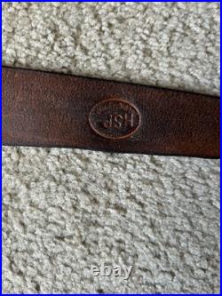 HOUND DOG? Custom Leather Rifle Sling Hand Tooled And Made in the USA