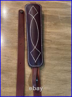 HUNTER Padded Leather Rifle Gun Sling HUNTER Padded Leather Rifle Gun Sling