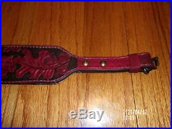 Handcrafted Leather products Tooled Leather Personalized Rifle/Shotgun Sling