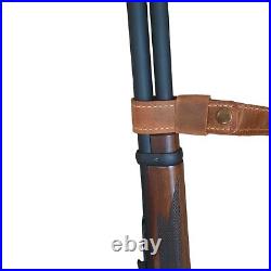 Handmade Leather Buttstock Cover and Sling Set with Ammo Holder