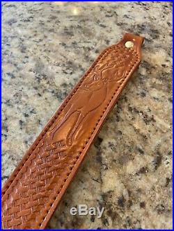 Handmade Leather Thumb Hole Rifle Sling