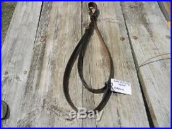 Handmade M1907 Leather Military Rifle Sling, 1.25 Inches Wide-Walnut