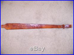 Handmade One of a Kind Remington Western Rifle Sling Tooled in American