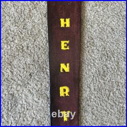 Henry Custom Leather Rife Sling Hand Tooled And Made in the USA New 2025 Henry Custom Leather Rife Sling Hand Tooled And Made in the USA New 2025