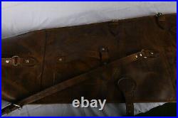 Hulara Cowhide Leather Rifle Sling 48-50 Inch Gun Cases for Rifles Slip Bag Shot