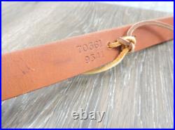 Hunter Brown Leather Padded Tooled Sling 70361 9341