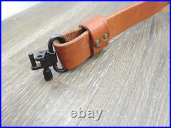 Hunter Brown Leather Padded Tooled Sling 70361 9341