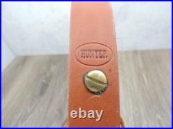 Hunter Brown Leather Padded Tooled Sling 70361 9341